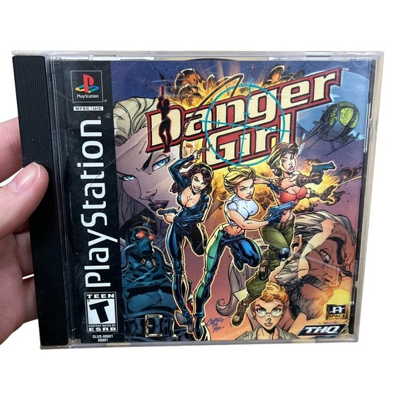 Danger Girl (THQ 2000) PlayStation 1 PS1 CIB Complete with Manual